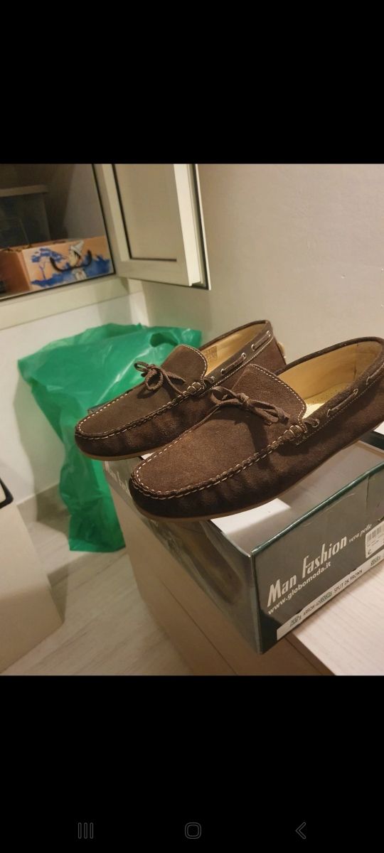 Mocassino uomo vera pelle