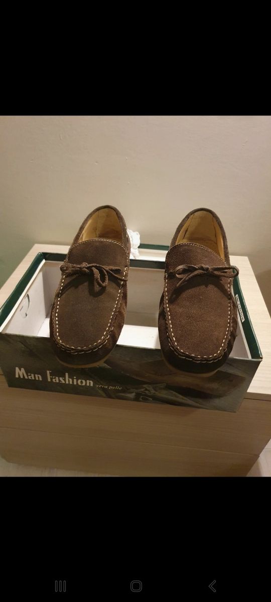 Mocassino uomo vera pelle