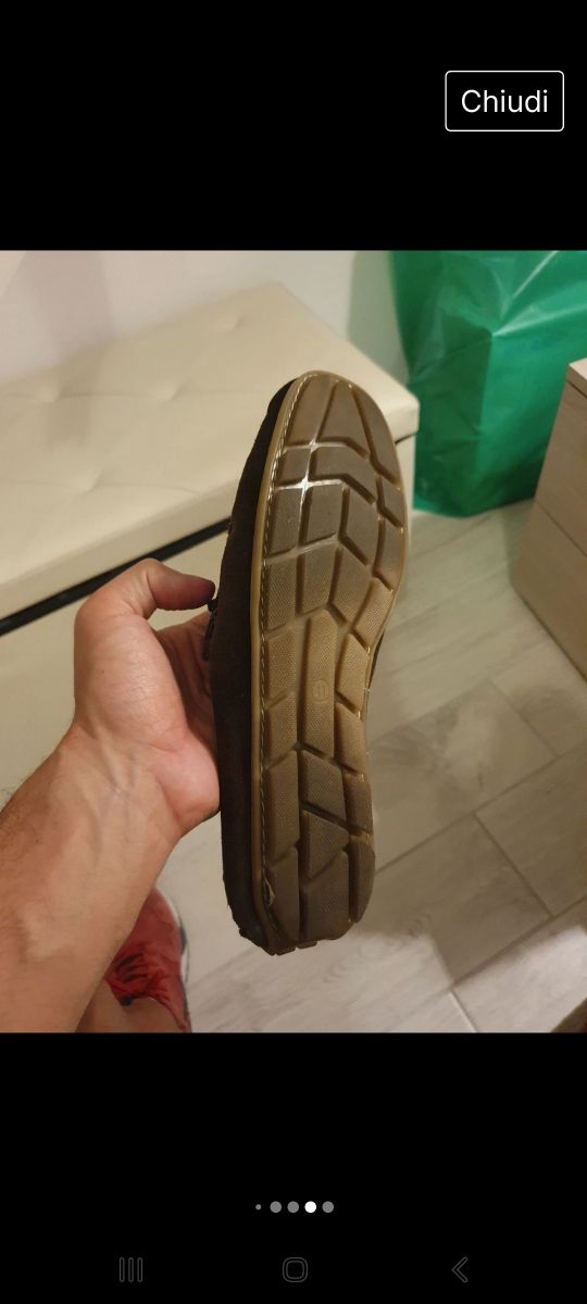 Mocassino uomo vera pelle