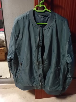 Chaqueta bomber azul electrica XXL