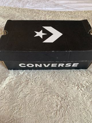 Converse negras de plataforma