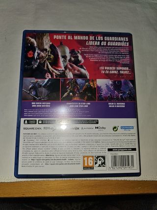 Guardianes de la galaxia ps5