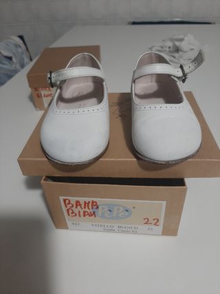 Scarpette di vitello bianco