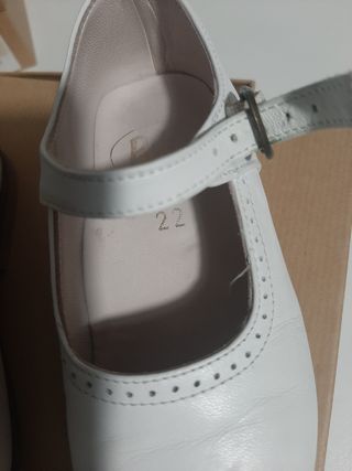 Scarpette di vitello bianco