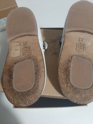 Scarpette di vitello bianco