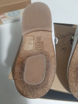 Scarpette di vitello bianco