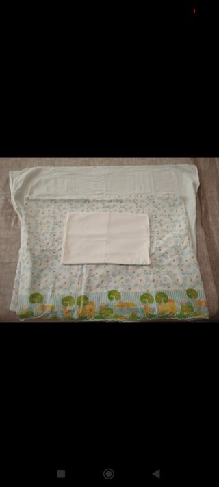 Lenzuola+federa per culla bambino