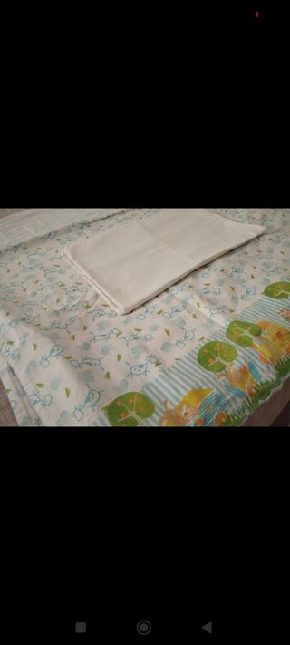 Lenzuola+federa per culla bambino