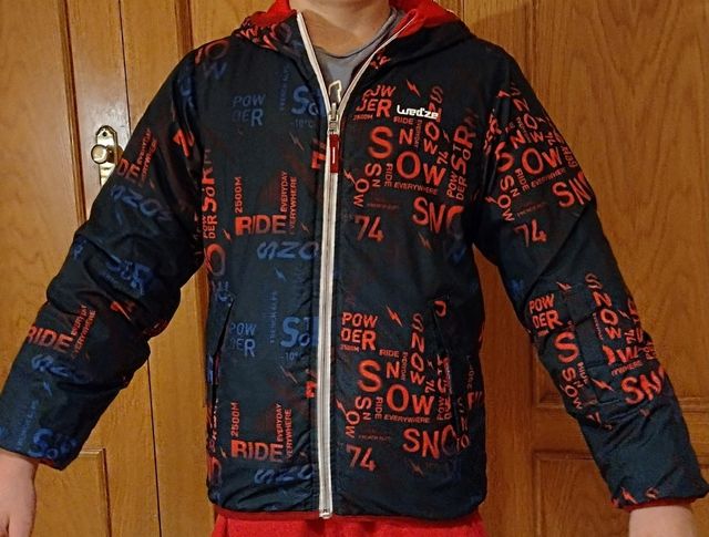 Chaquetón reversible 8-9 años