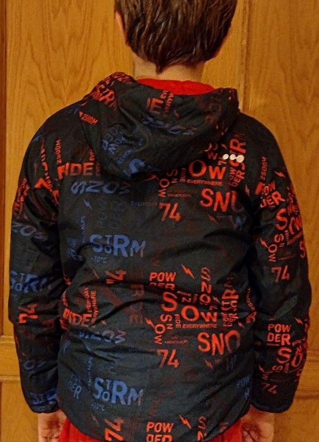 Chaquetón reversible 8-9 años