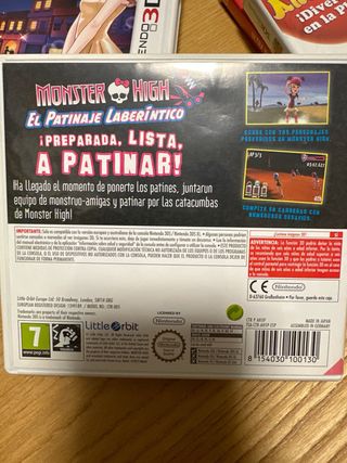 juego Nintendo 3Ds Monster High