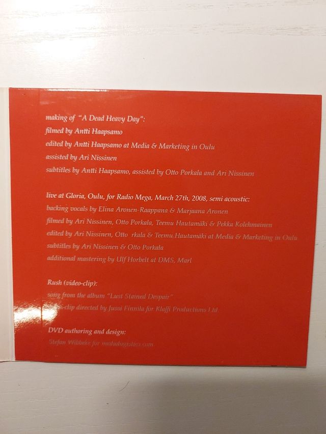 Poisonblack - A Dead Heavy Day (CD + DVD)