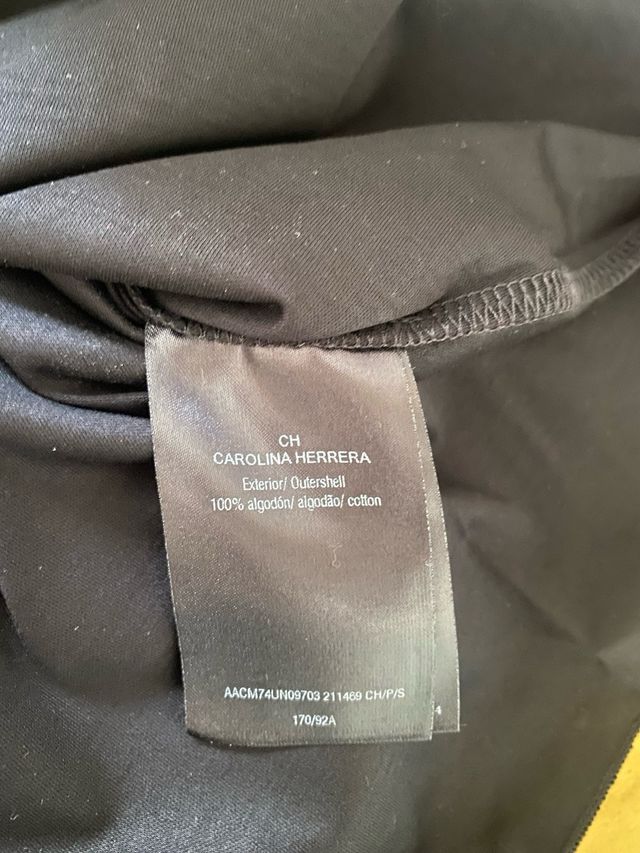 Camisa Carolina Herrera negra