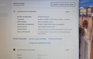 PC Intel i3 3,30GHzs 8GB-RAM 120-SSD 1000-HDD