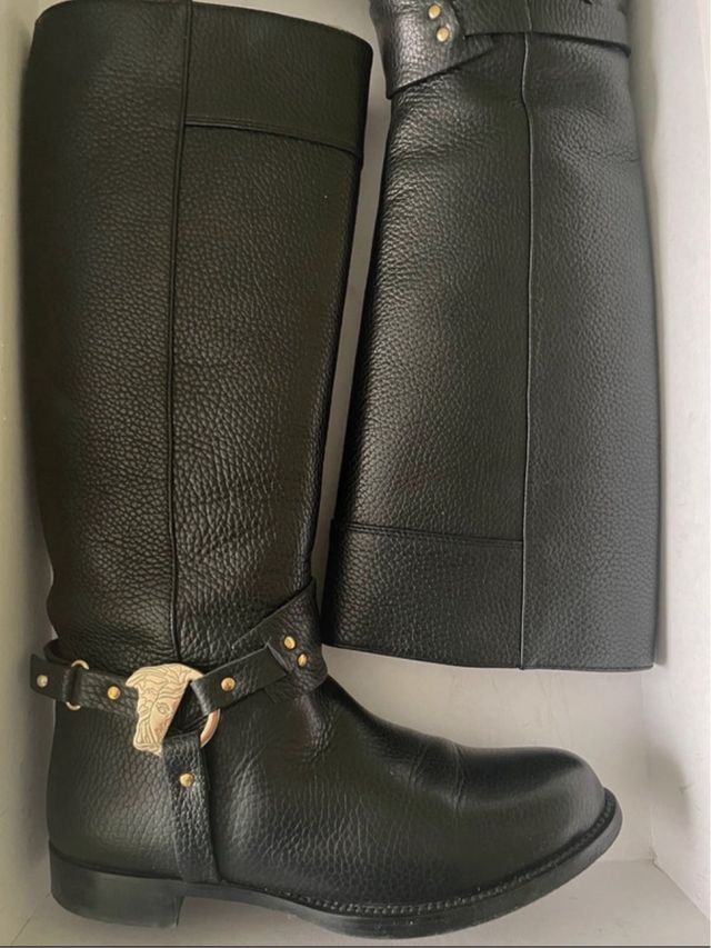 Botas piel Versace Collection