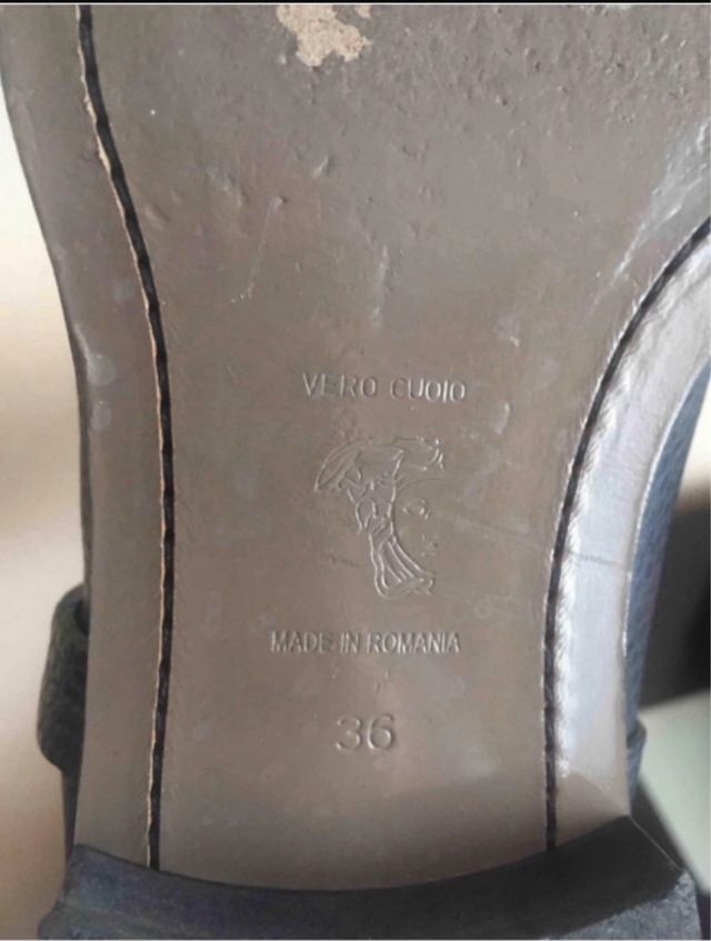 Botas piel Versace Collection