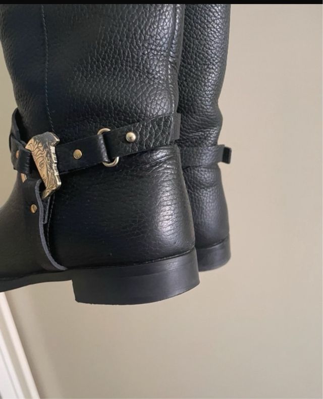 Botas piel Versace Collection