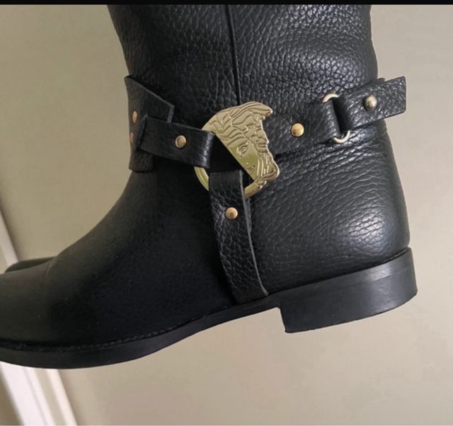 Botas piel Versace Collection