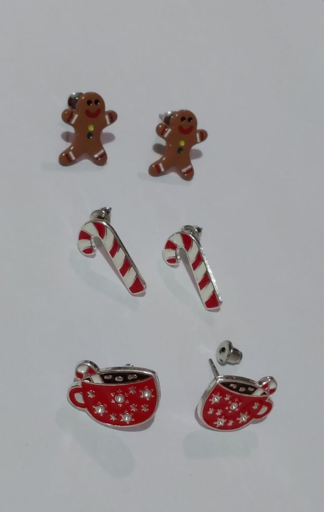 Pendientes navideños