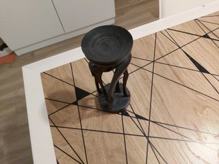 Porta candela a forma di giraffa 