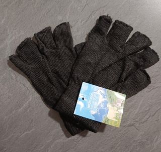 10 pares de Guantes sin dedos para Invierno Negro