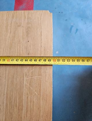 Tabla, tablero macizo de roble alistonado