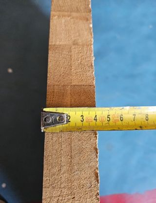 Tabla, tablero macizo de roble alistonado