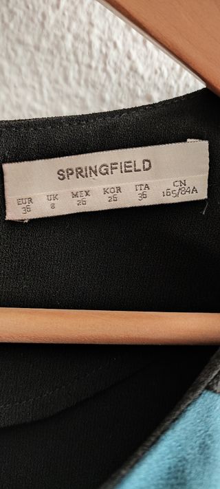 Vestido Springfield talla S