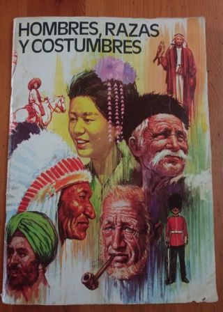 Album cromos Hombres y razas 1972