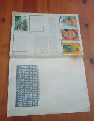 Album cromos Hombres y razas 1972