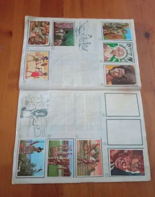 Album cromos Hombres y razas 1972