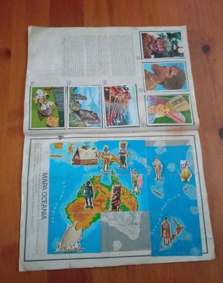Album cromos Hombres y razas 1972
