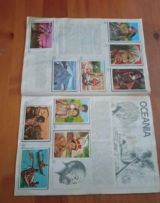 Album cromos Hombres y razas 1972