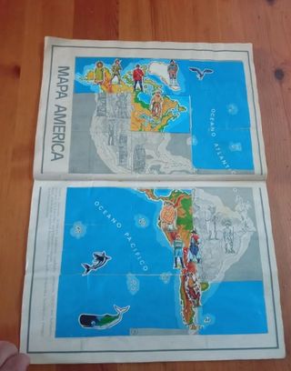 Album cromos Hombres y razas 1972