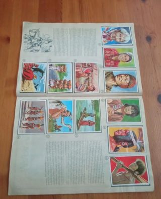 Album cromos Hombres y razas 1972
