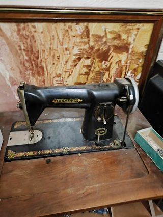 maquina de coser singer hexagon