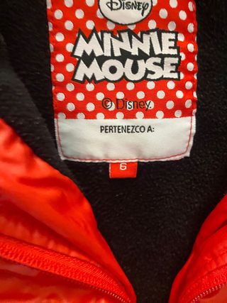 Chaleco niña 6 años Minnie Mouse