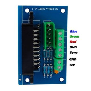 PCB RGB a Scart Video CGA Maquina Arcade