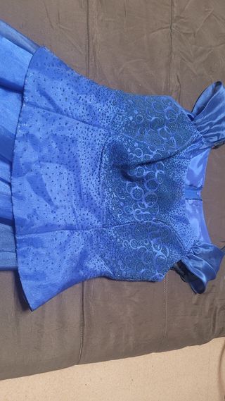 Vestido fiesta, boda, eventos  azul 