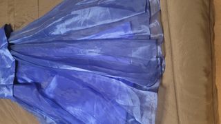 Vestido fiesta, boda, eventos  azul 