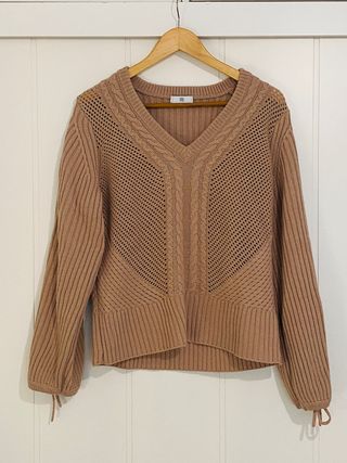 Jersey rosa maquillaje oversize - La Redoute