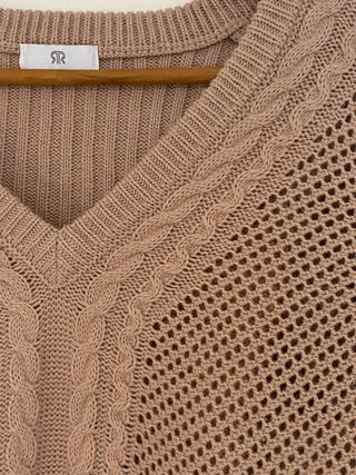 Jersey rosa maquillaje oversize - La Redoute