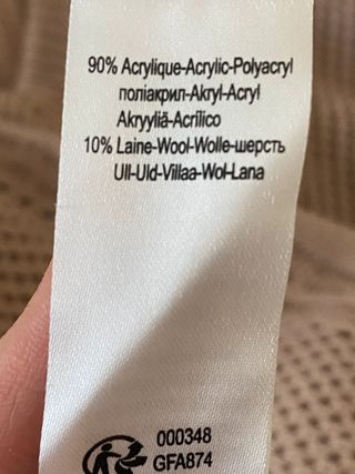Jersey rosa maquillaje oversize - La Redoute