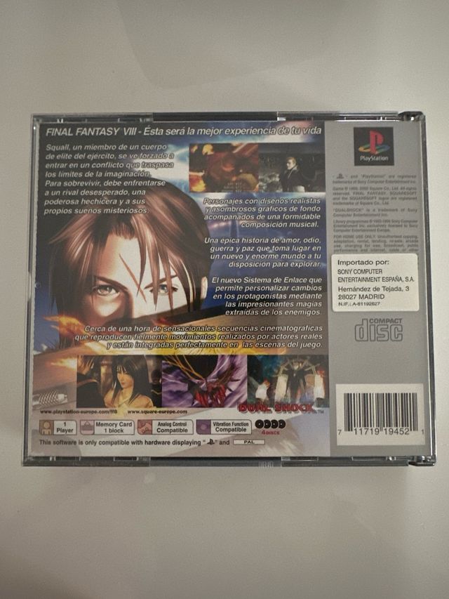Final fanrasy VIII español ps one