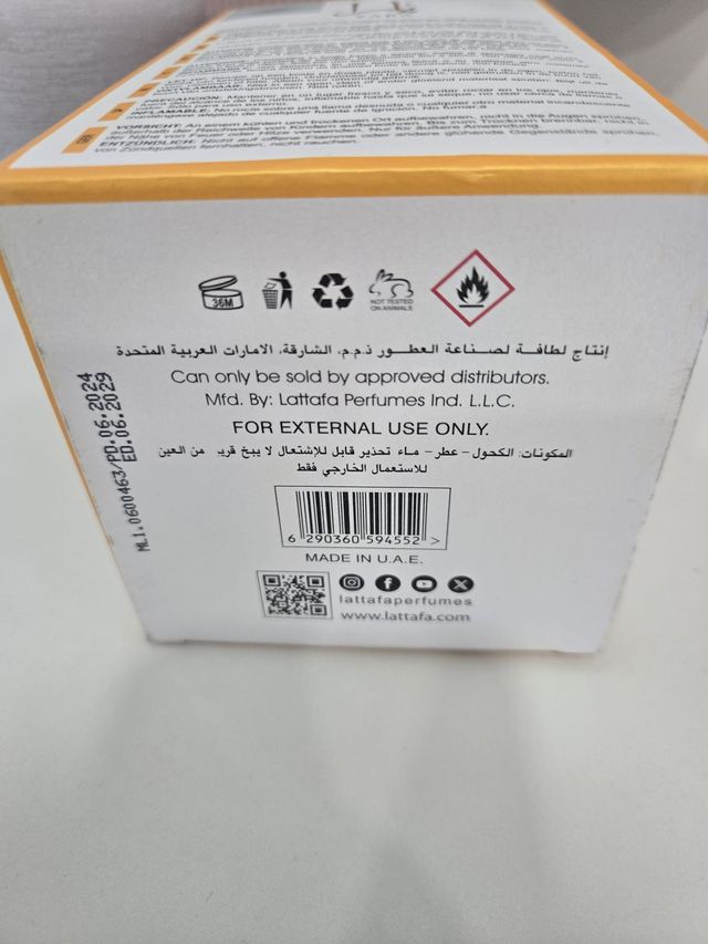 Perfume Arabe Yara Tous Lattafa 100ML Original