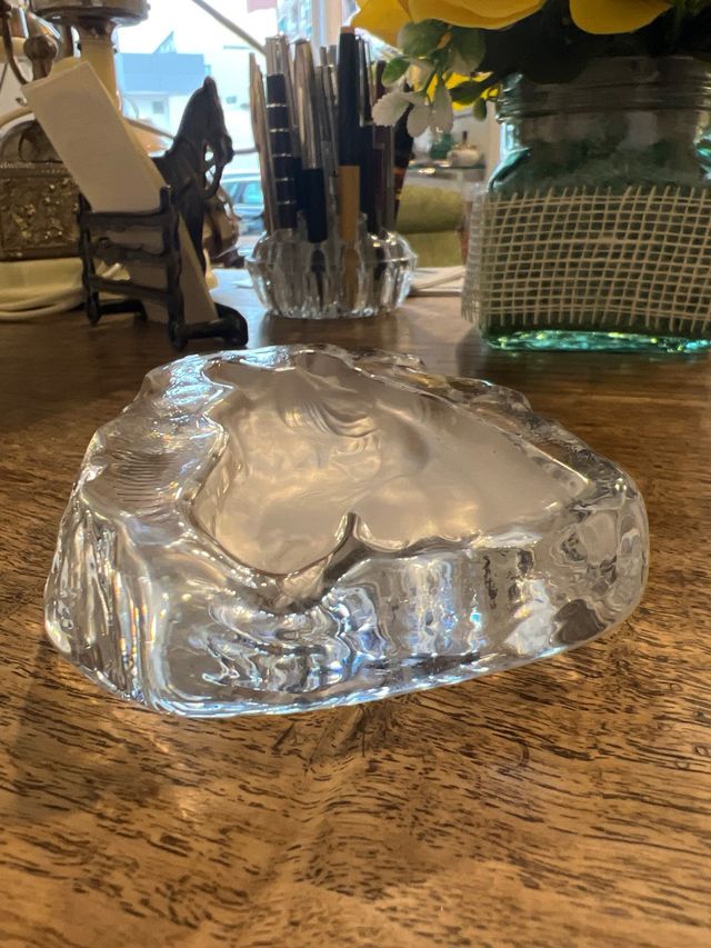PISAPAPELES CRISTAL CABEZA CABALLO