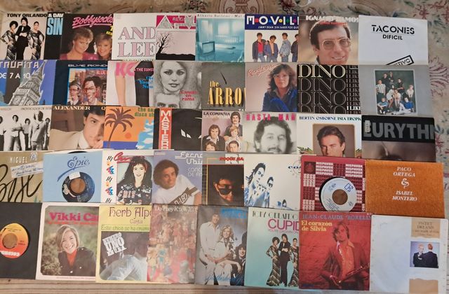 OFERTA!! 200 Vinilos, Singles  7" -lote 35