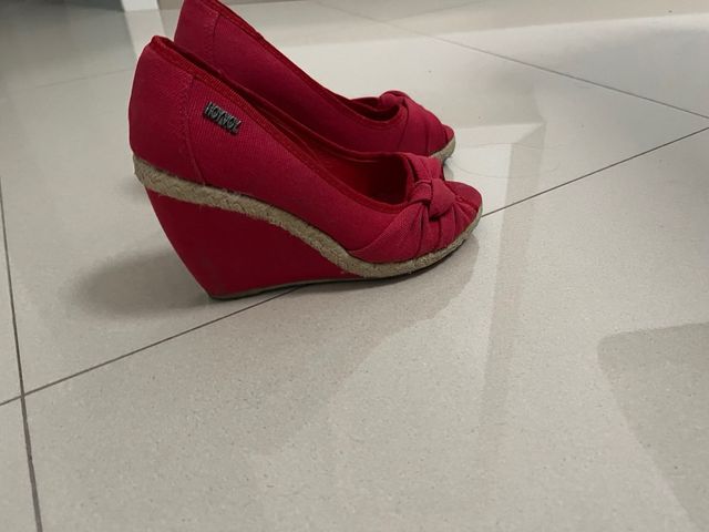 Cuñas rojas esparto 