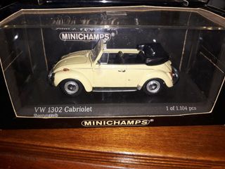 VW 1302 CABRIOLET 1970-72 MINICHAMPS 1/43 YELLOW