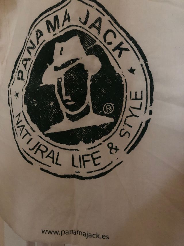 Bolsa tela Panama Jack.